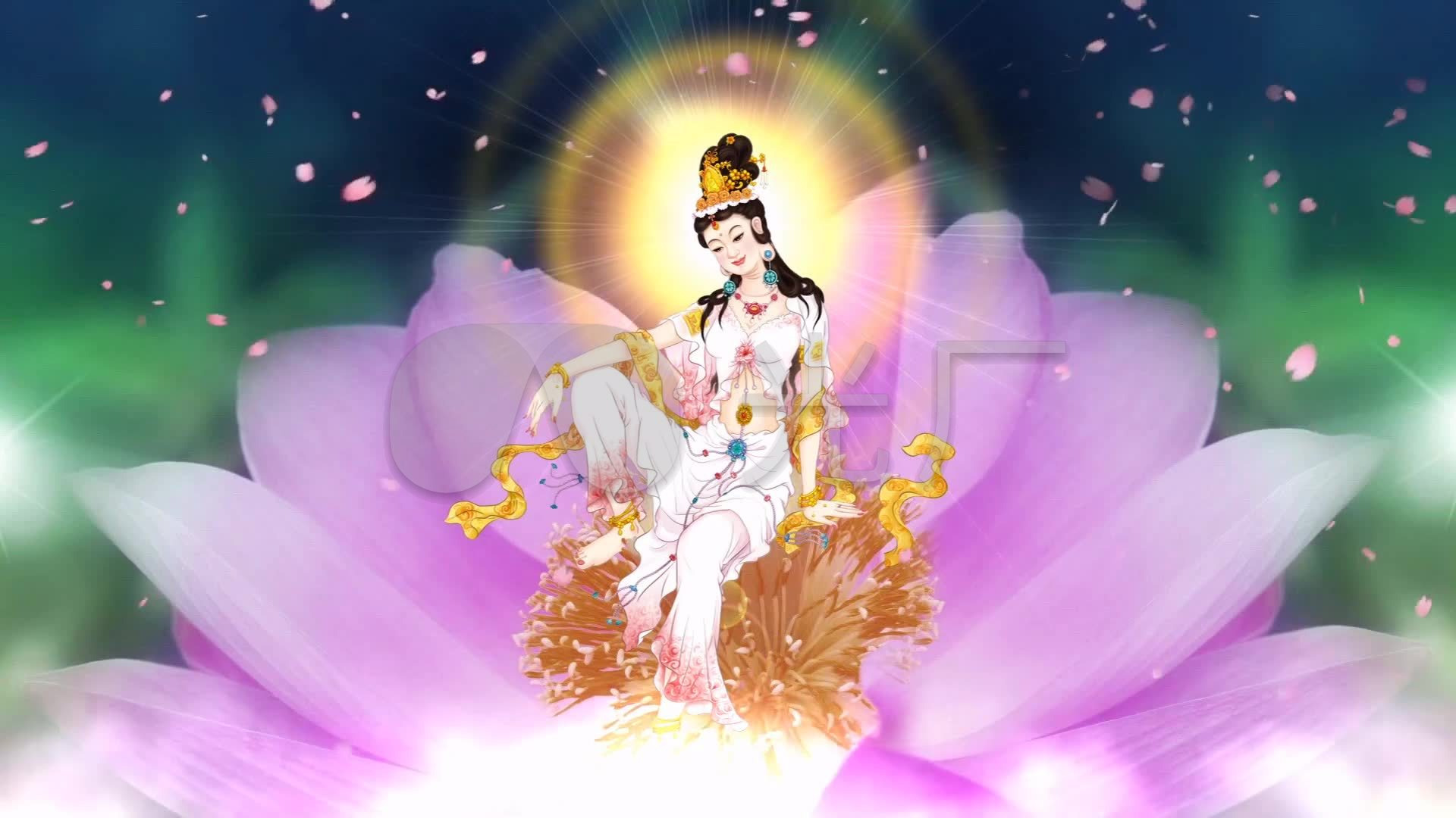 南无观世音菩萨佛教音乐宗教歌曲配乐成品2_1920x1080