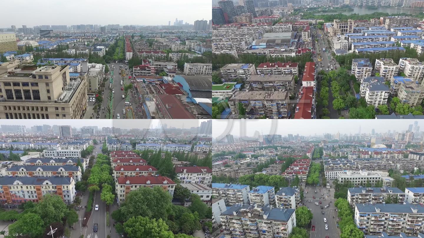 南京南湖路南湖小区航拍