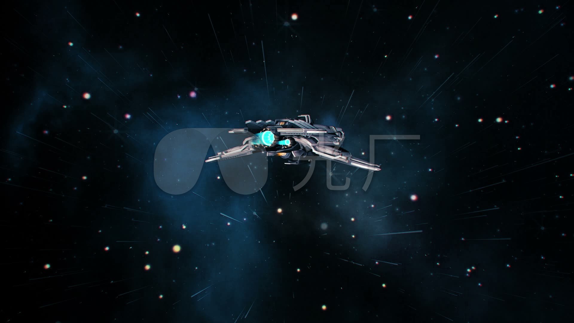 宇宙飞船穿梭_1920x1080_高清视频素材下载(编号:2519400)_影视包装