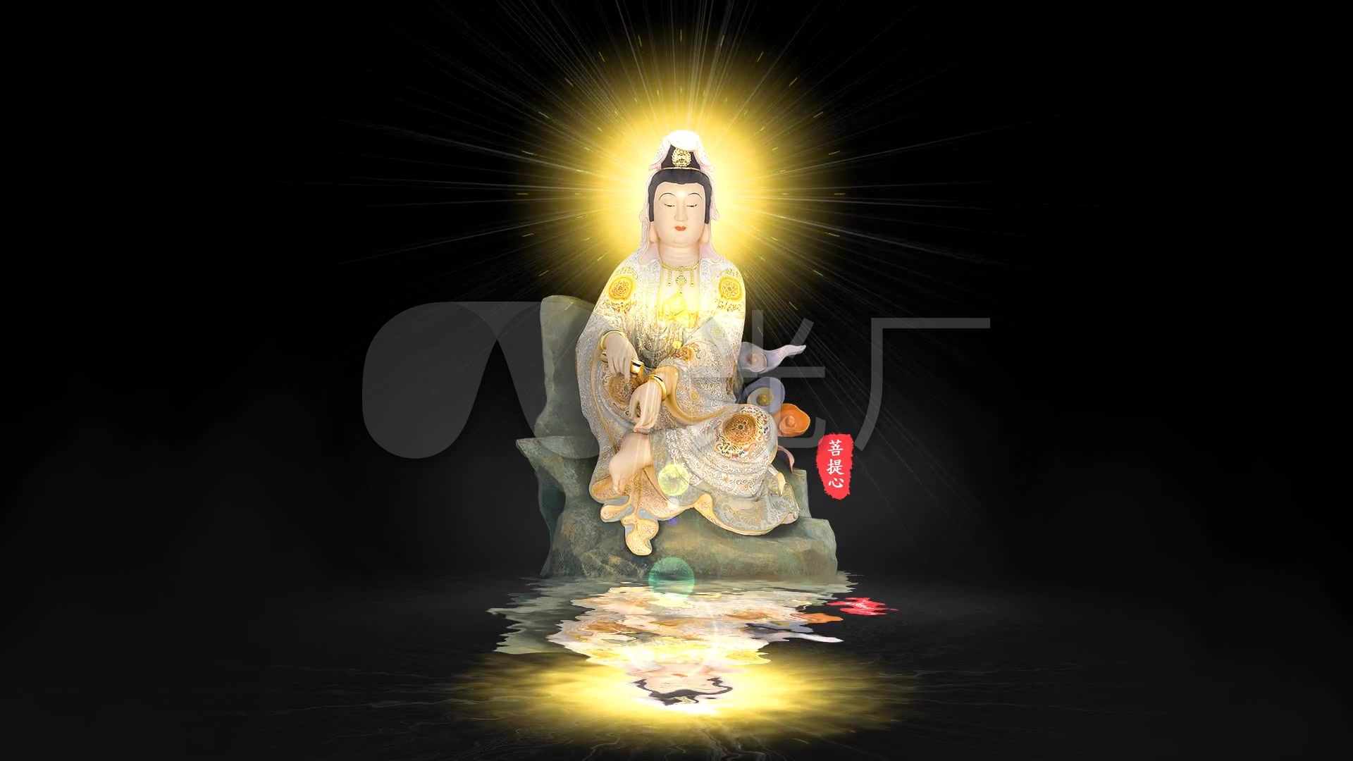 观音菩萨佛教动态背景3