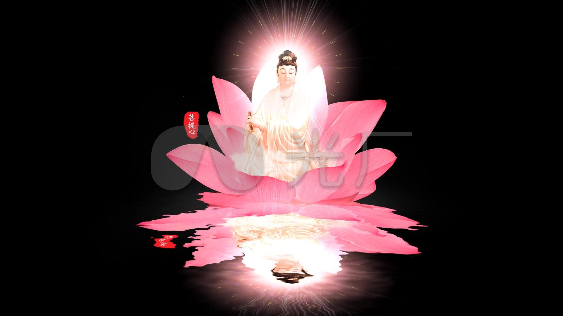 观音菩萨佛教动态背景2