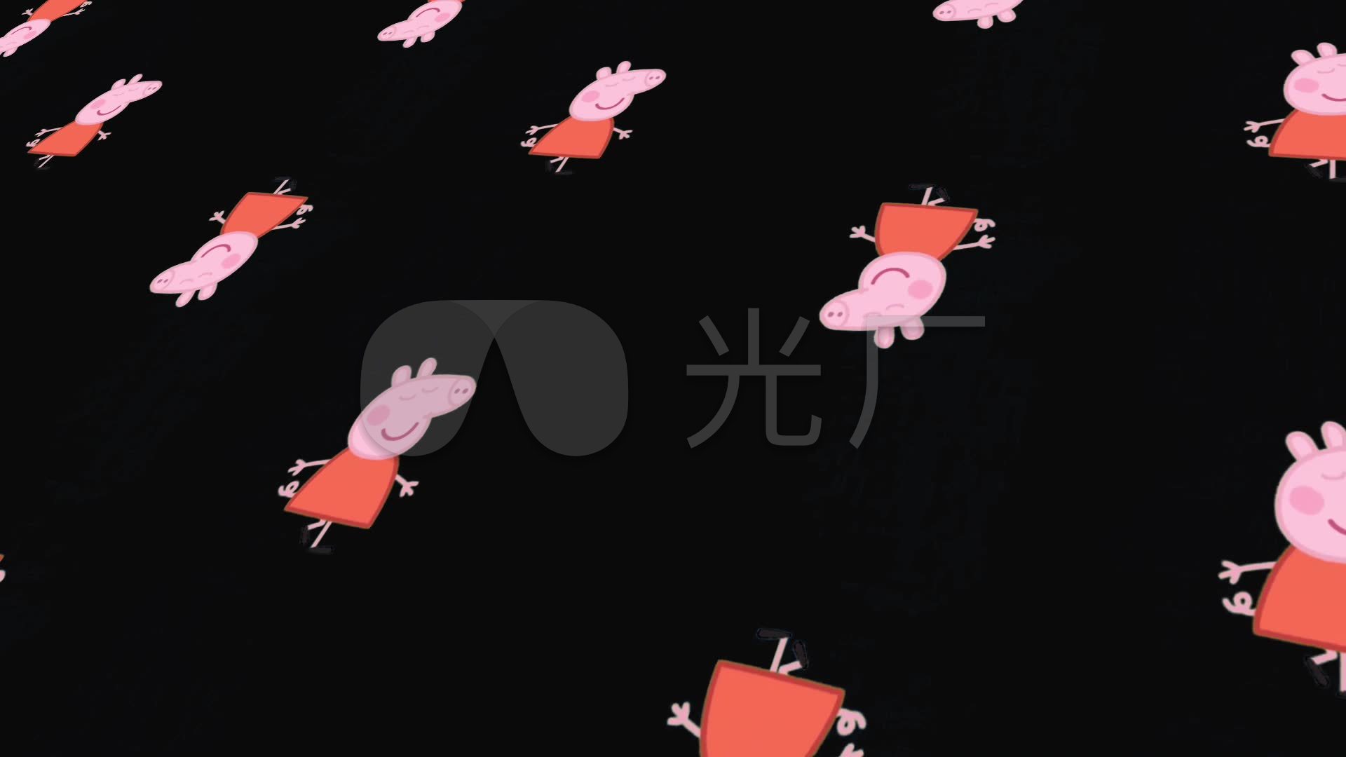 小猪佩奇网红社会抖音素材_1920x1080_高清视频素材
