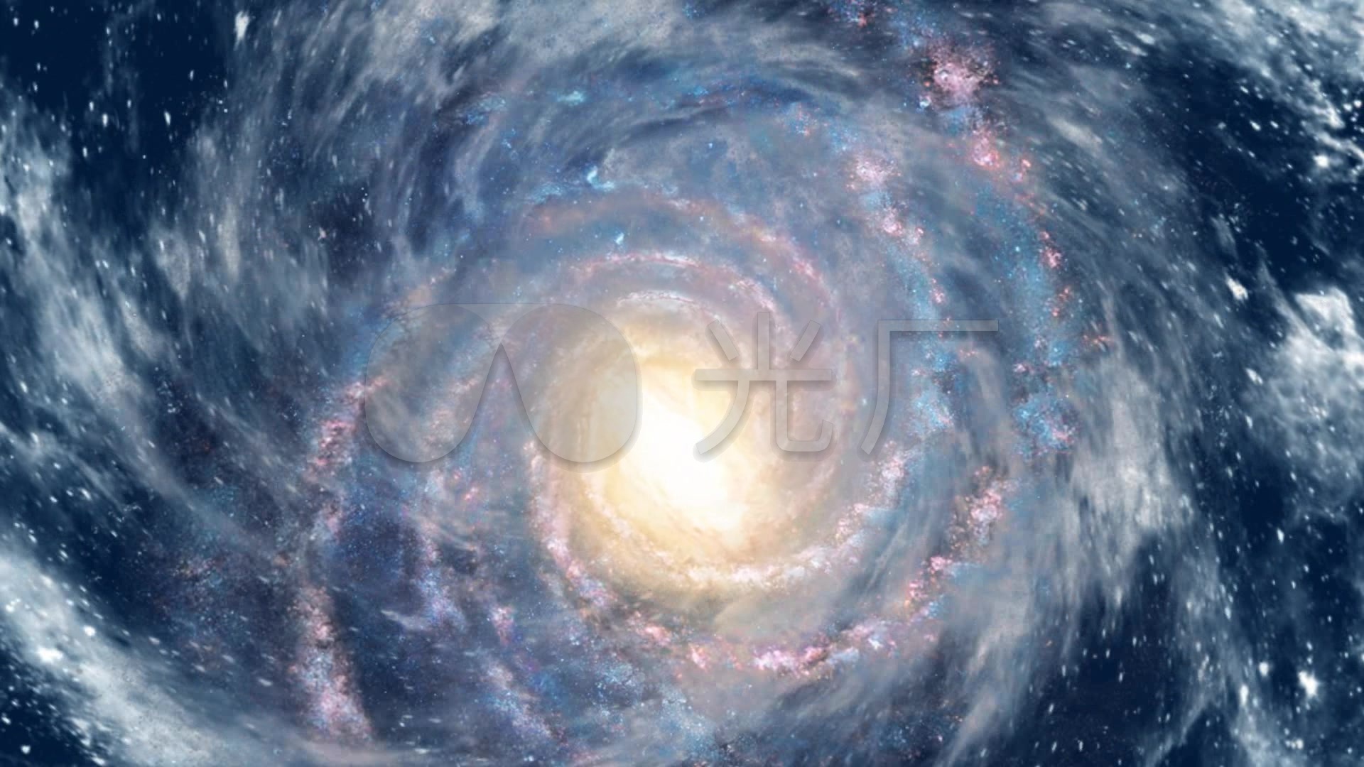 高清1080p宇宙星系运转素材_1920x1080_高清视频素材