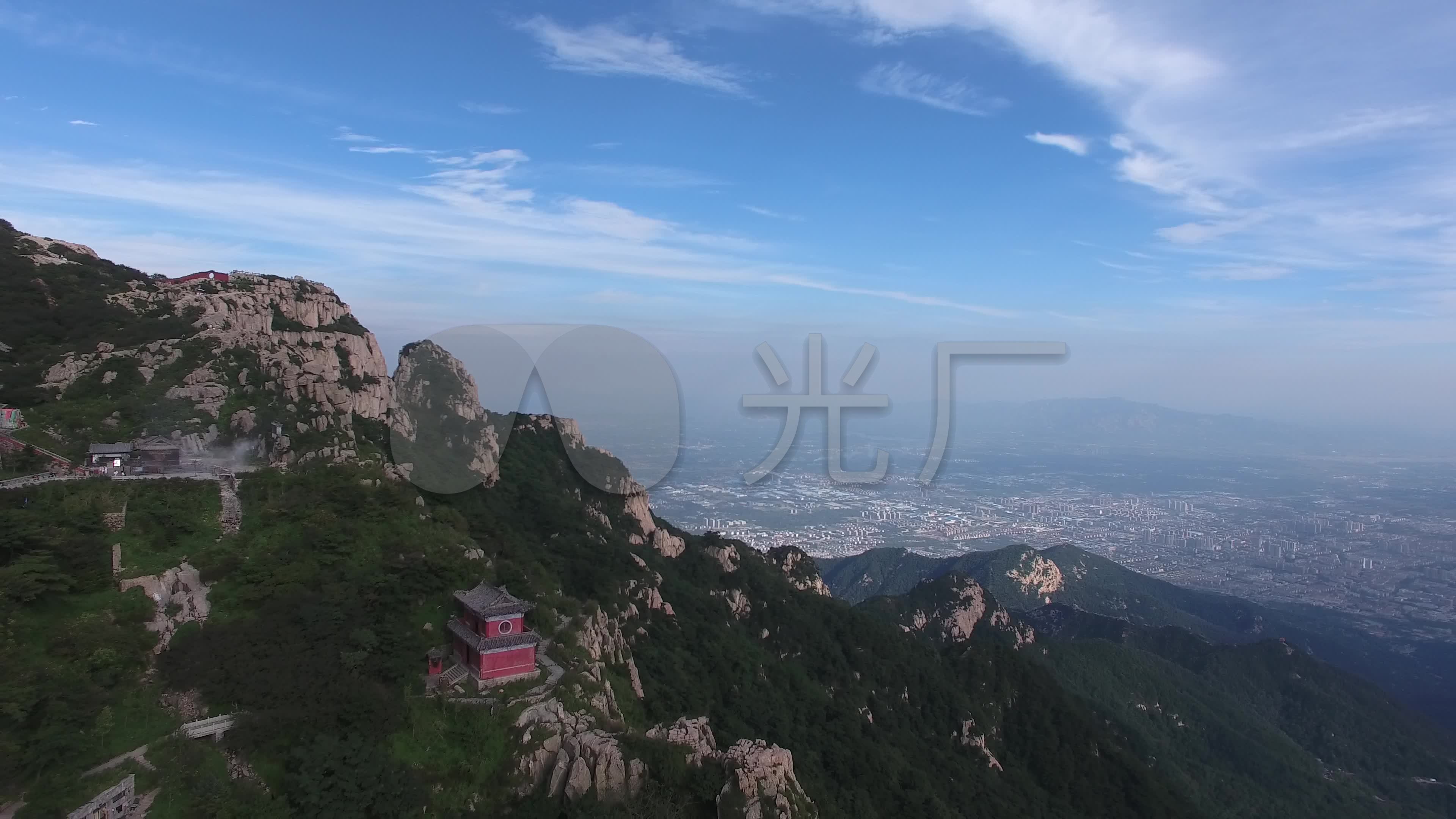 泰山航拍4_3840x2160_高清视频素材下载(编号:2540046
