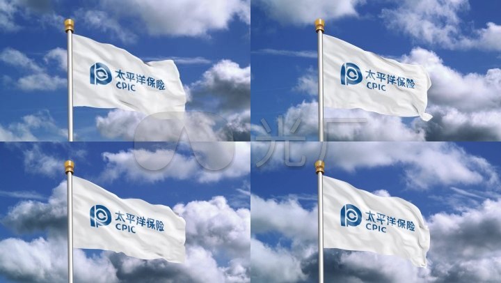 太平洋保险旗帜_1920x1080_高清视频素材下载(编号:2546651)_舞台背景
