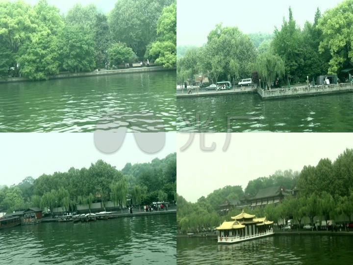 西湖美景_1440x1080_高清视频素材下载(编号:2551032)