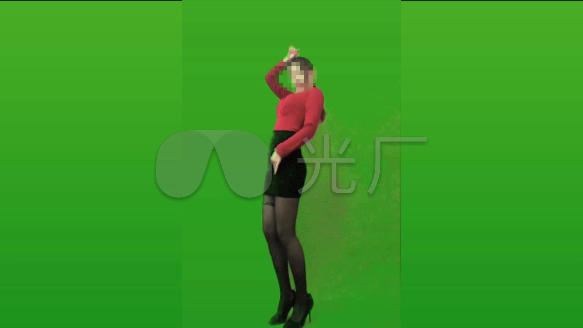 丝袜美女_舞蹈_绿屏绿幕可抠像_视频格式_视频素材包