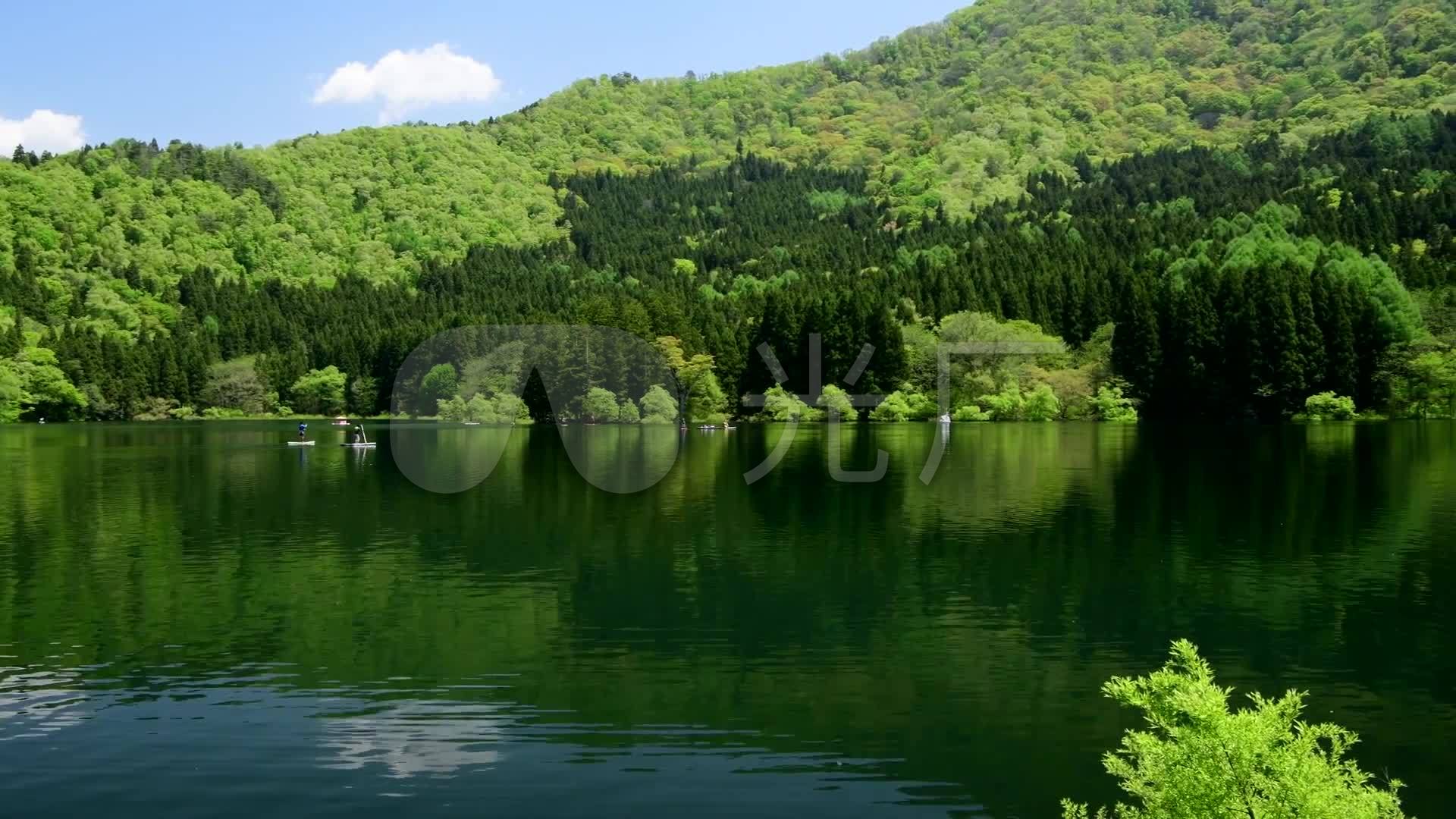 青山绿水自然美景_1920x1080_高清视频素材下载(编号