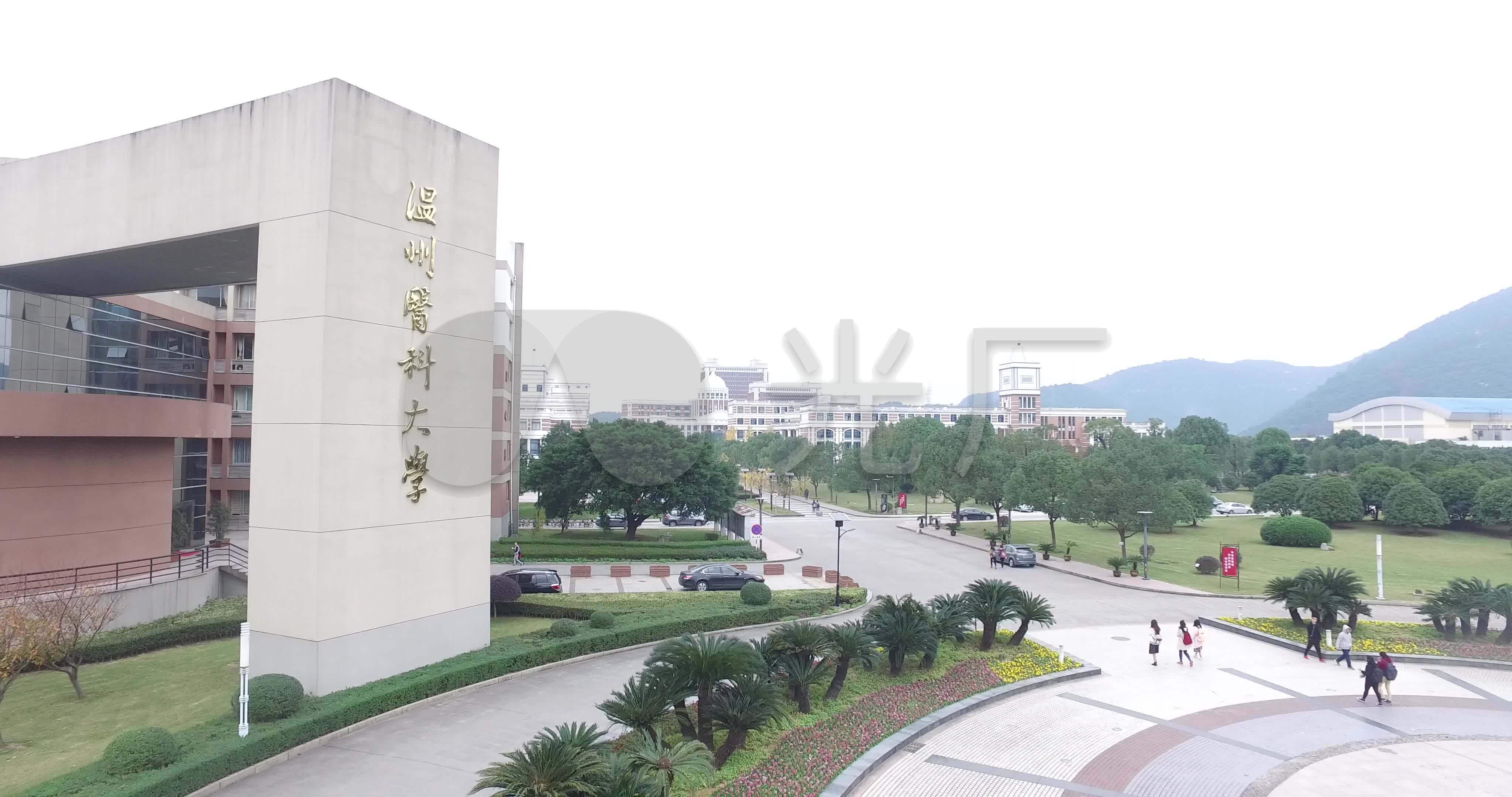 温州茶山大学城温州医科大学空镜_4096x2160_高清视频