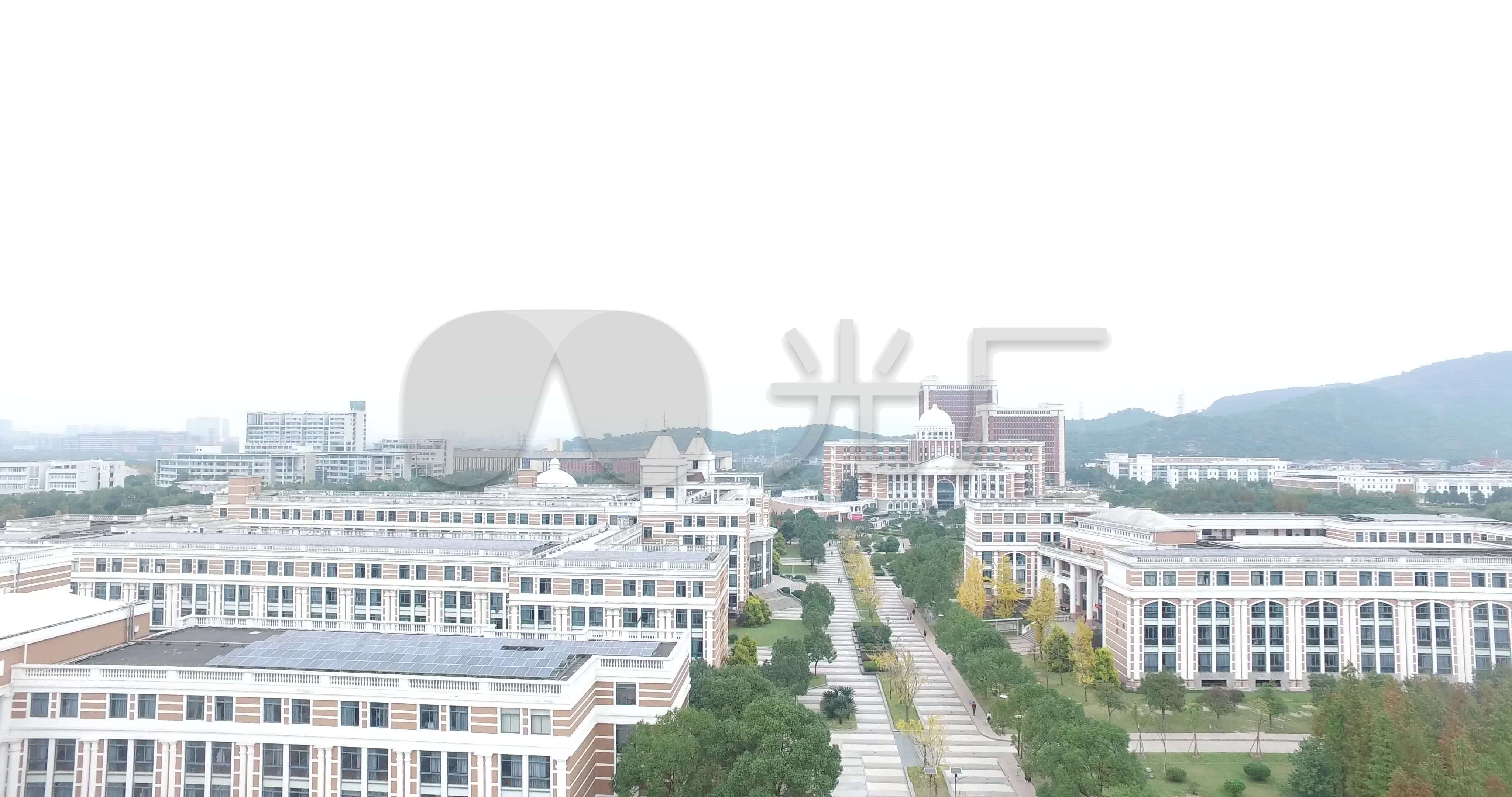 温州茶山大学城温州医科大学空镜_4096x2160_高清视频