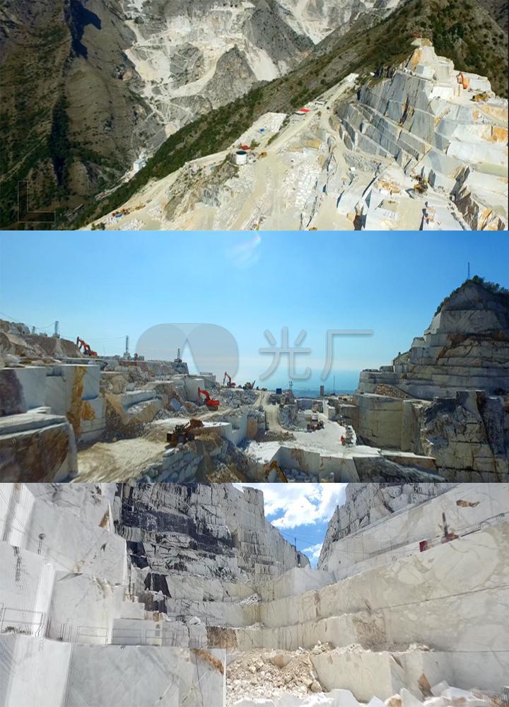 天然大理石矿山意大利采石矿石陶瓷瓷砖瓷片