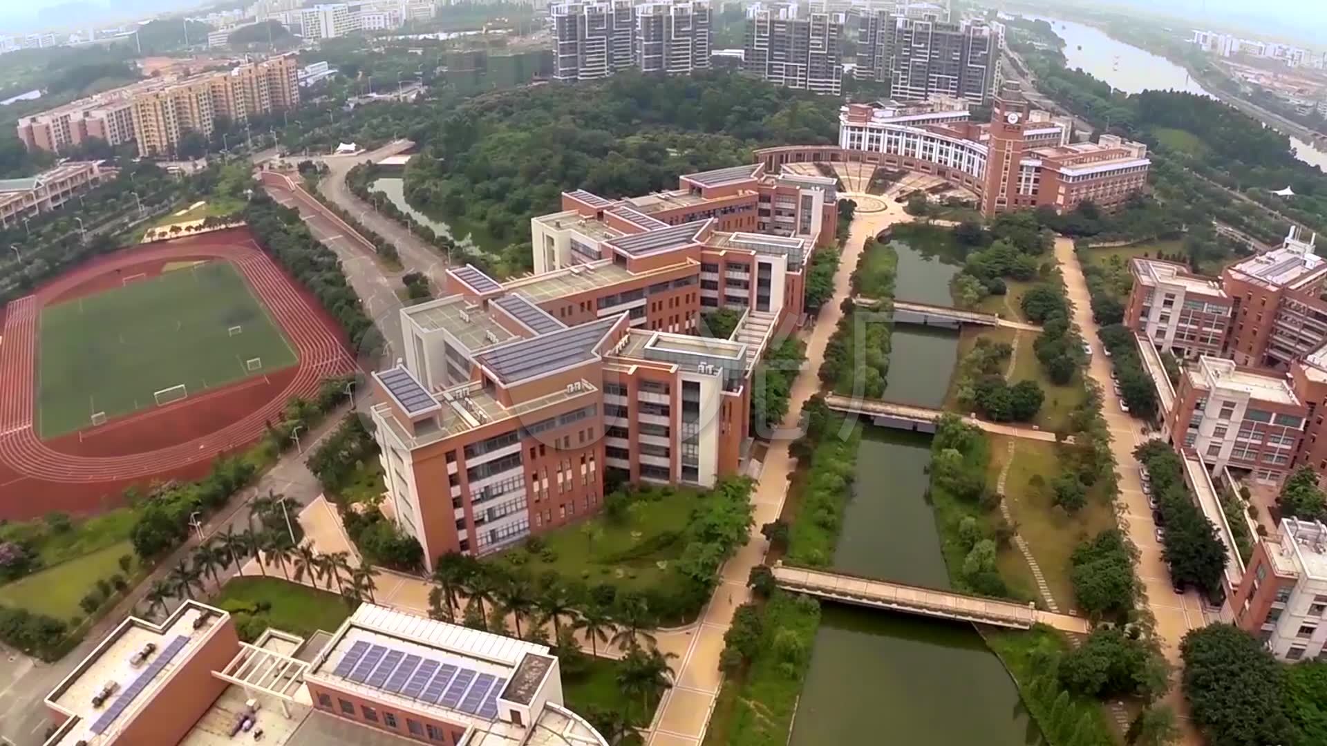 中山大学各校区航拍_1920x1080_高清视频素材下载(:)