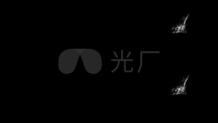 黑白水墨字幕背景素材03