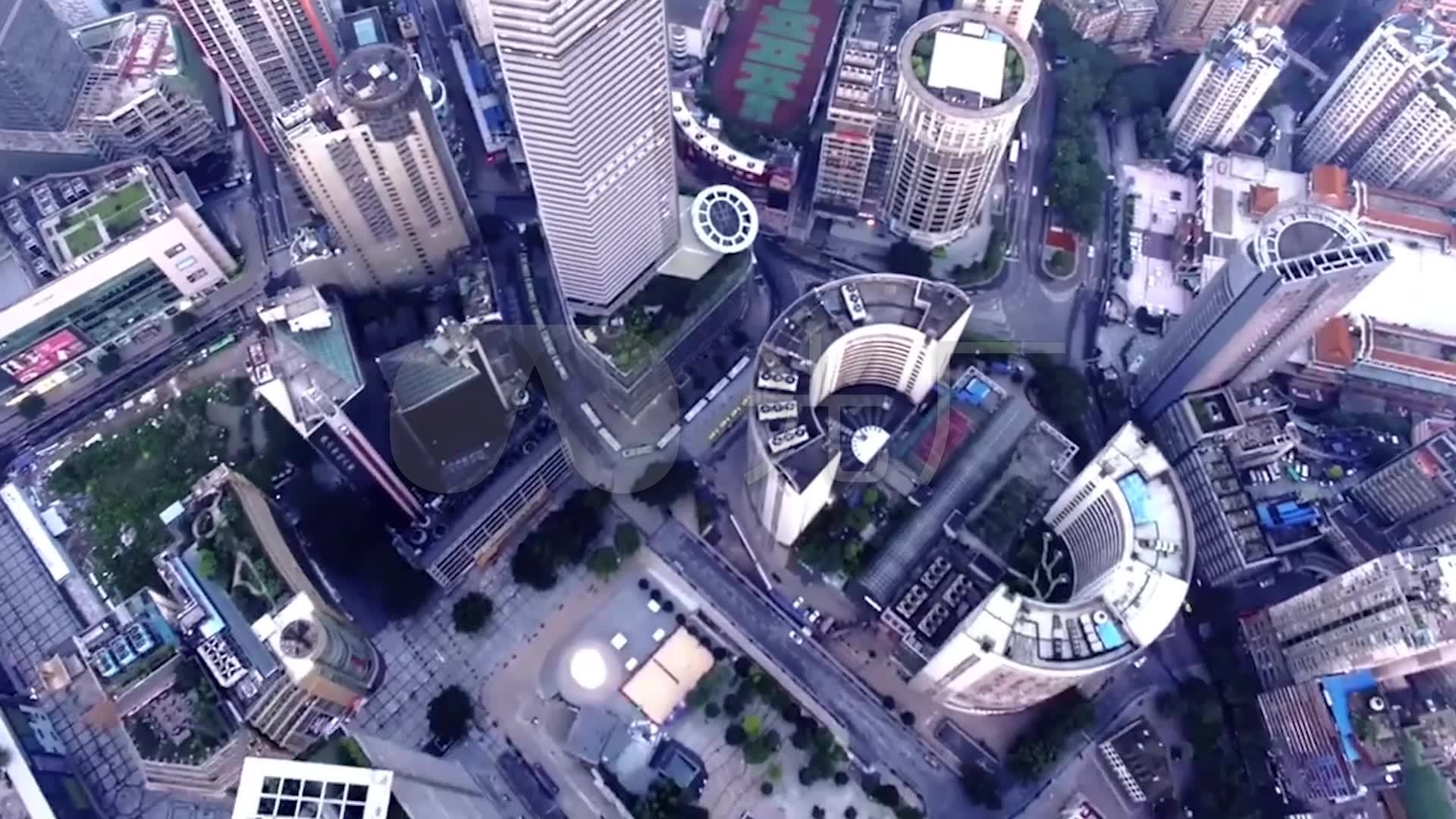 航拍中国重庆城市建筑延时全景_1920x1080_高清视频