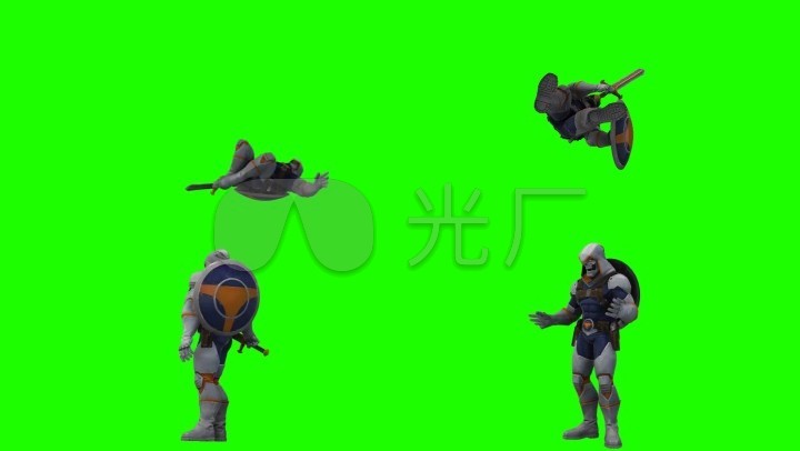 绿幕抠像模仿大师动画素材