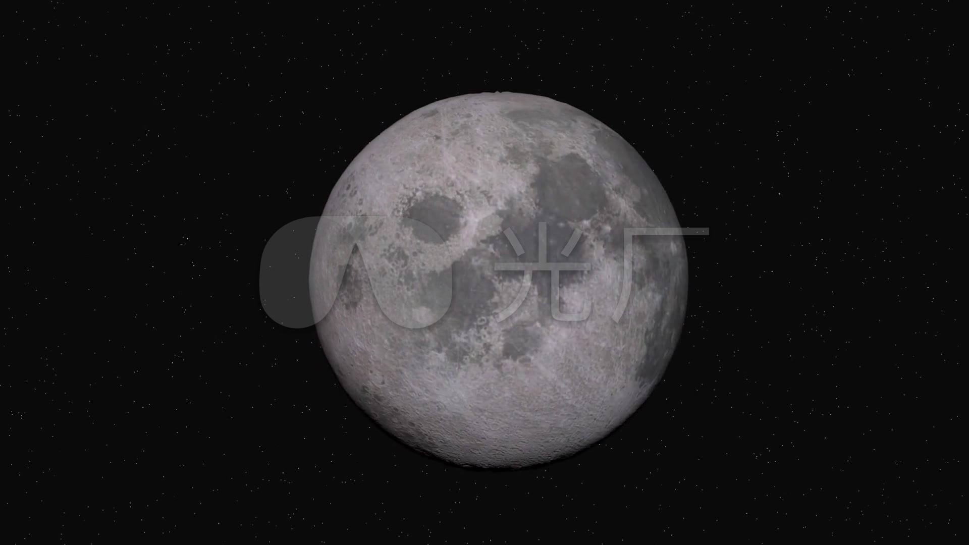 真实月球_1920x1080_高清视频素材下载(编号:2592892)