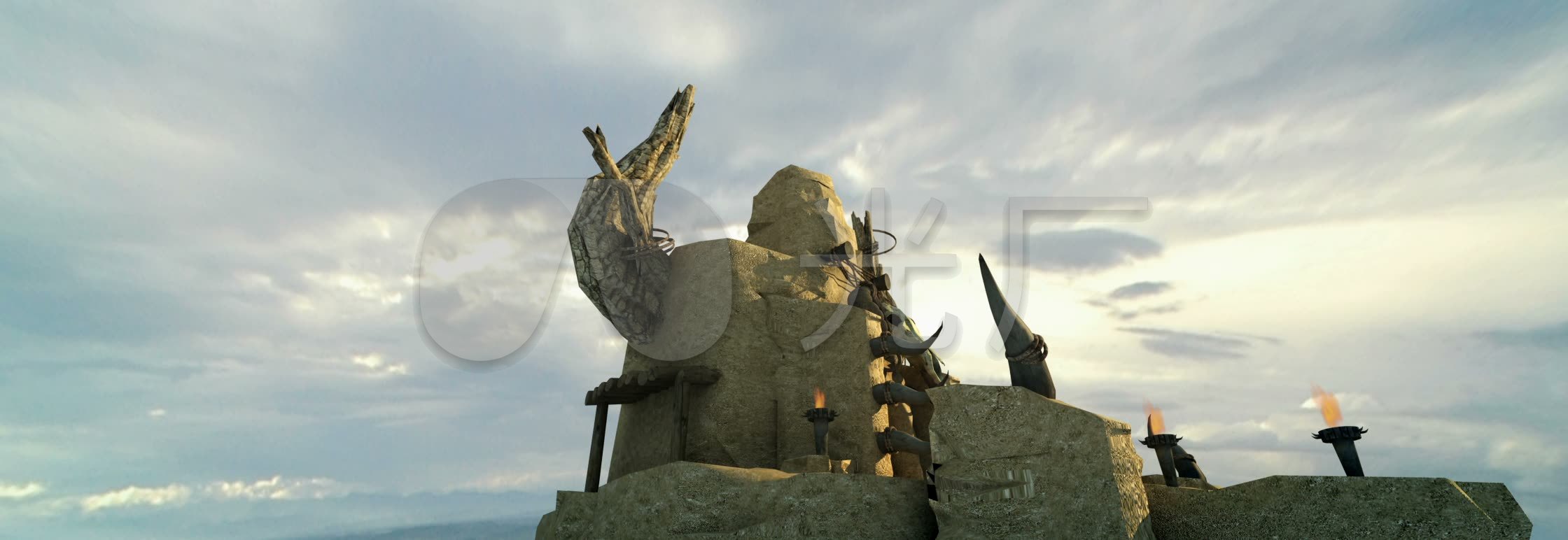 古代视频,祭祀_2240X772_图腾教程素材下载(高清钻微5.0苹果视频图片