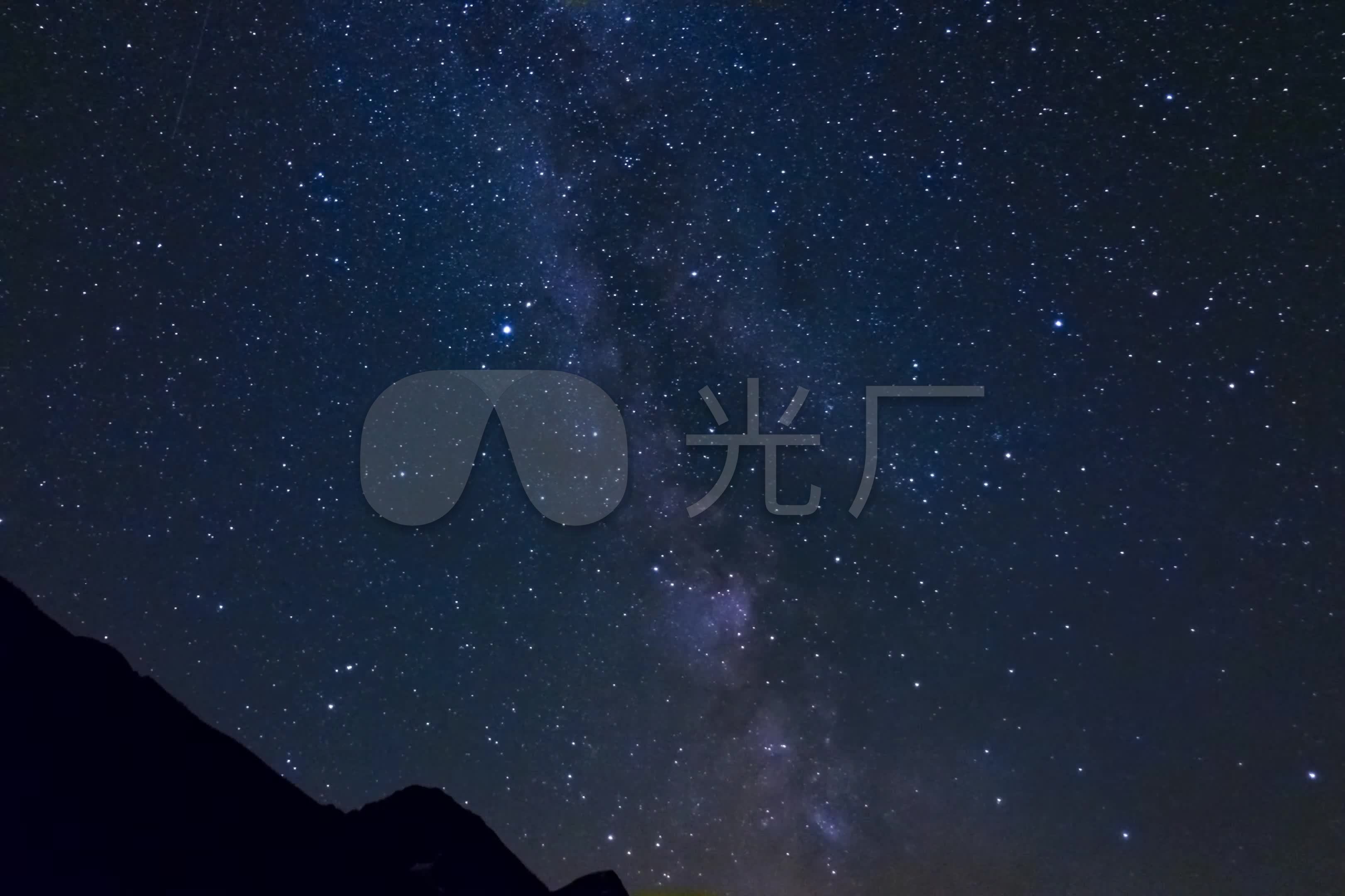 4k夜晚星空银河系延时拍摄_3240x2160_高清视频素材下载(编号:2608089