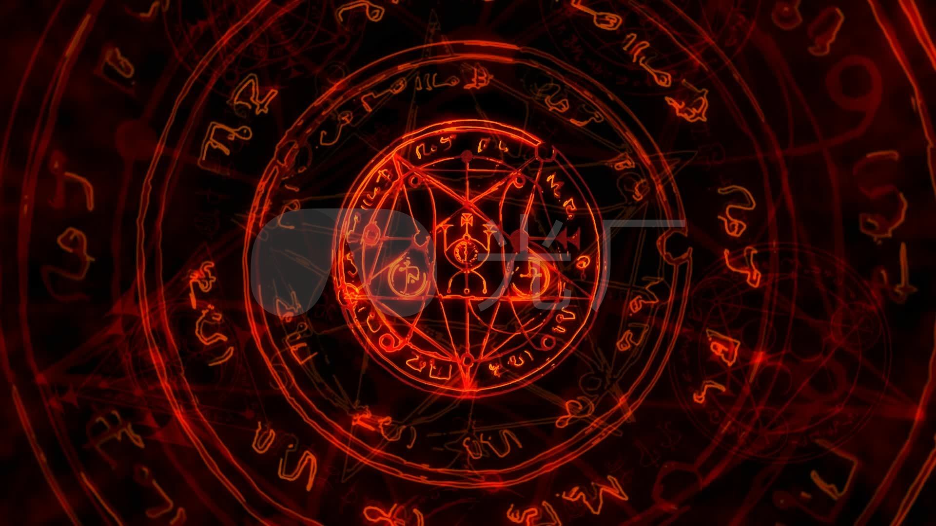 魔法阵符文高清素材_1920x1080_高清视频素材下载(:)