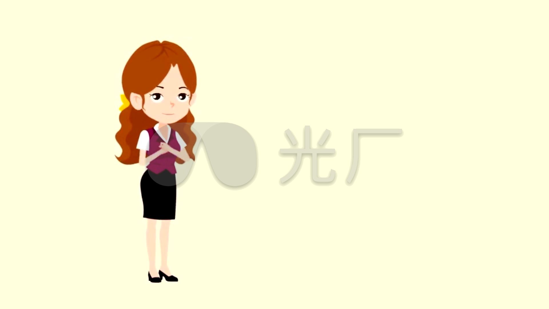 mg动画服务规范主持讲解员素材