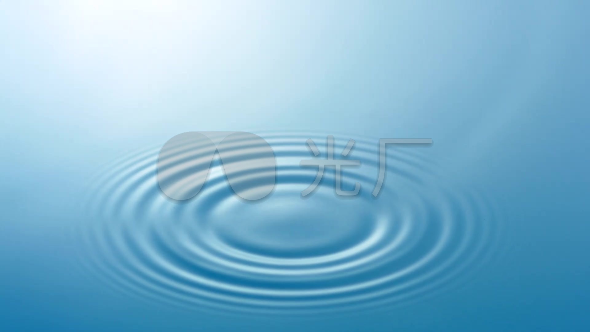 水滴滴落水波纹涟漪