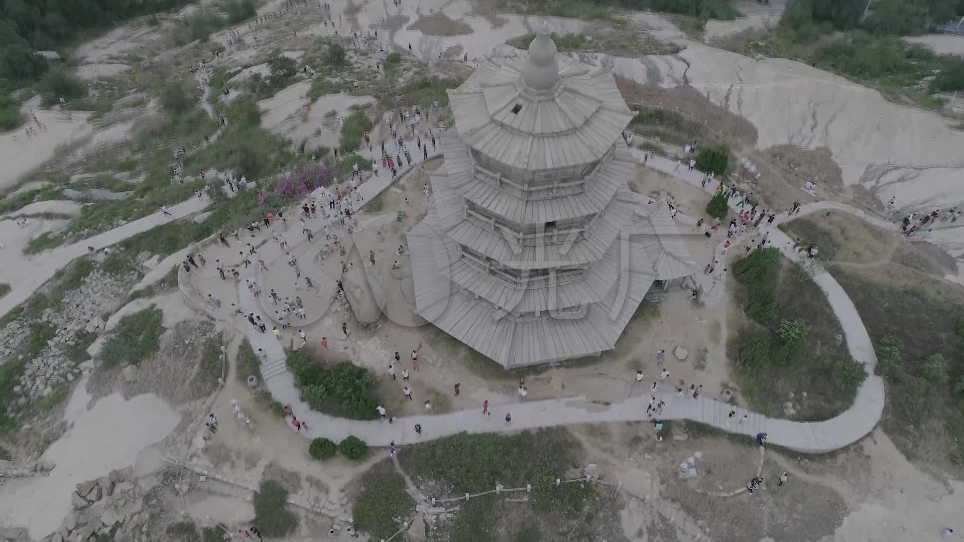 福建省泉州市石狮市宝盖山风景区航拍1(高