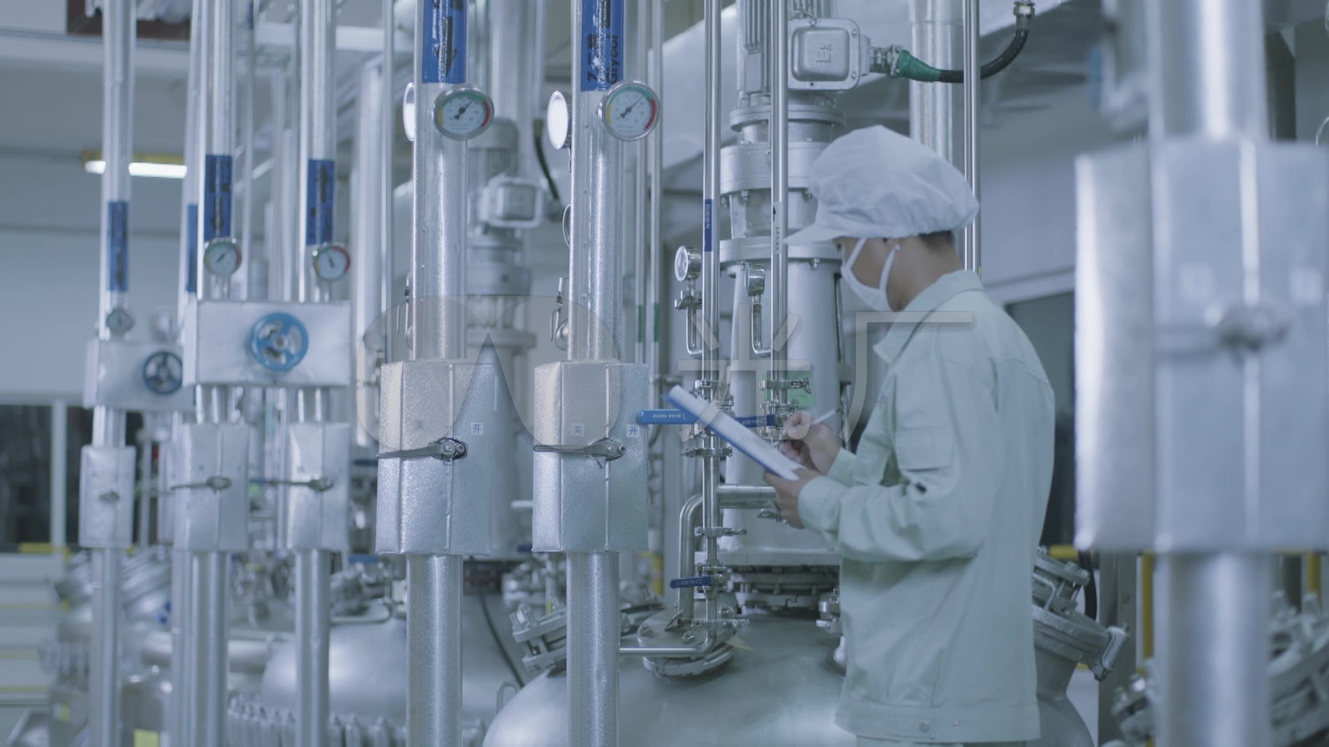 工业能源化工企业环保宣传片高清视频素材
