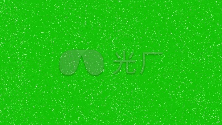 【绿幕绿屏】天空下大雪