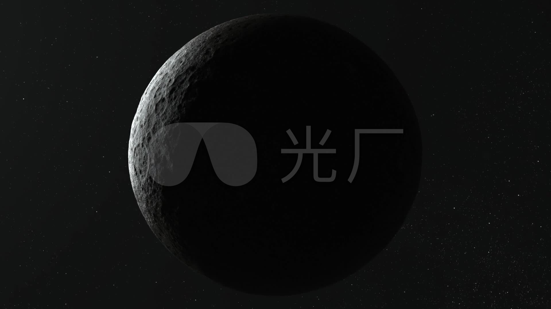 灰色星球宇宙星空光斑_1920x1080_高清视频素材下载