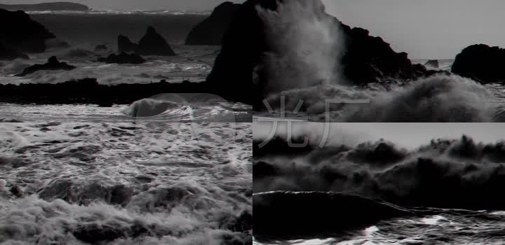 江水波涛汹涌