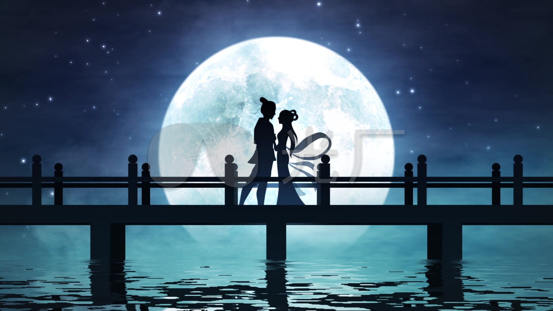 浪漫七夕情人节牛郎织女视频_1920x1080_高清视频素材