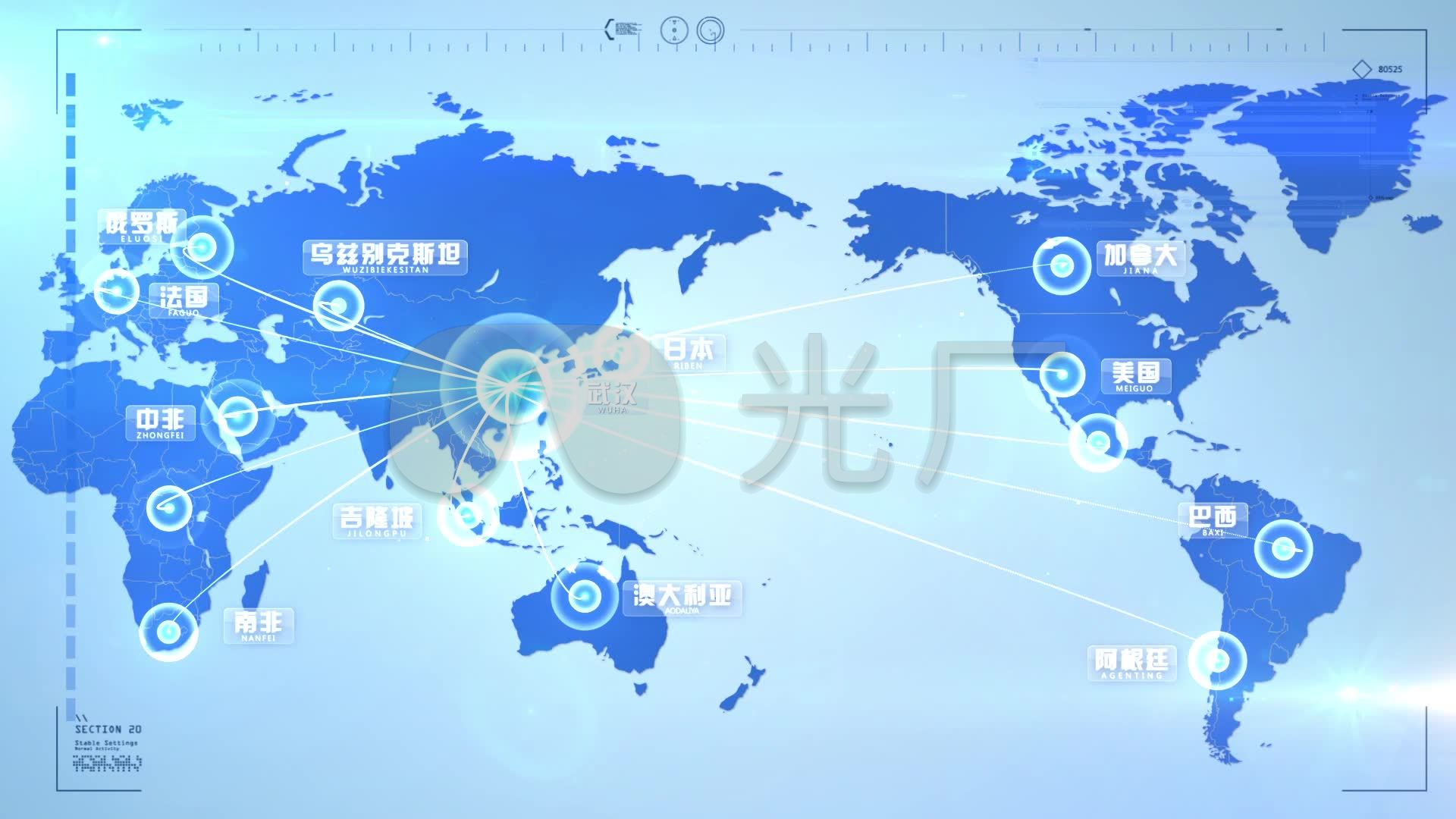 科技地图辐射模版_ae模板下载(编号:2658834)_ae模板_vj师网 www.vjsh