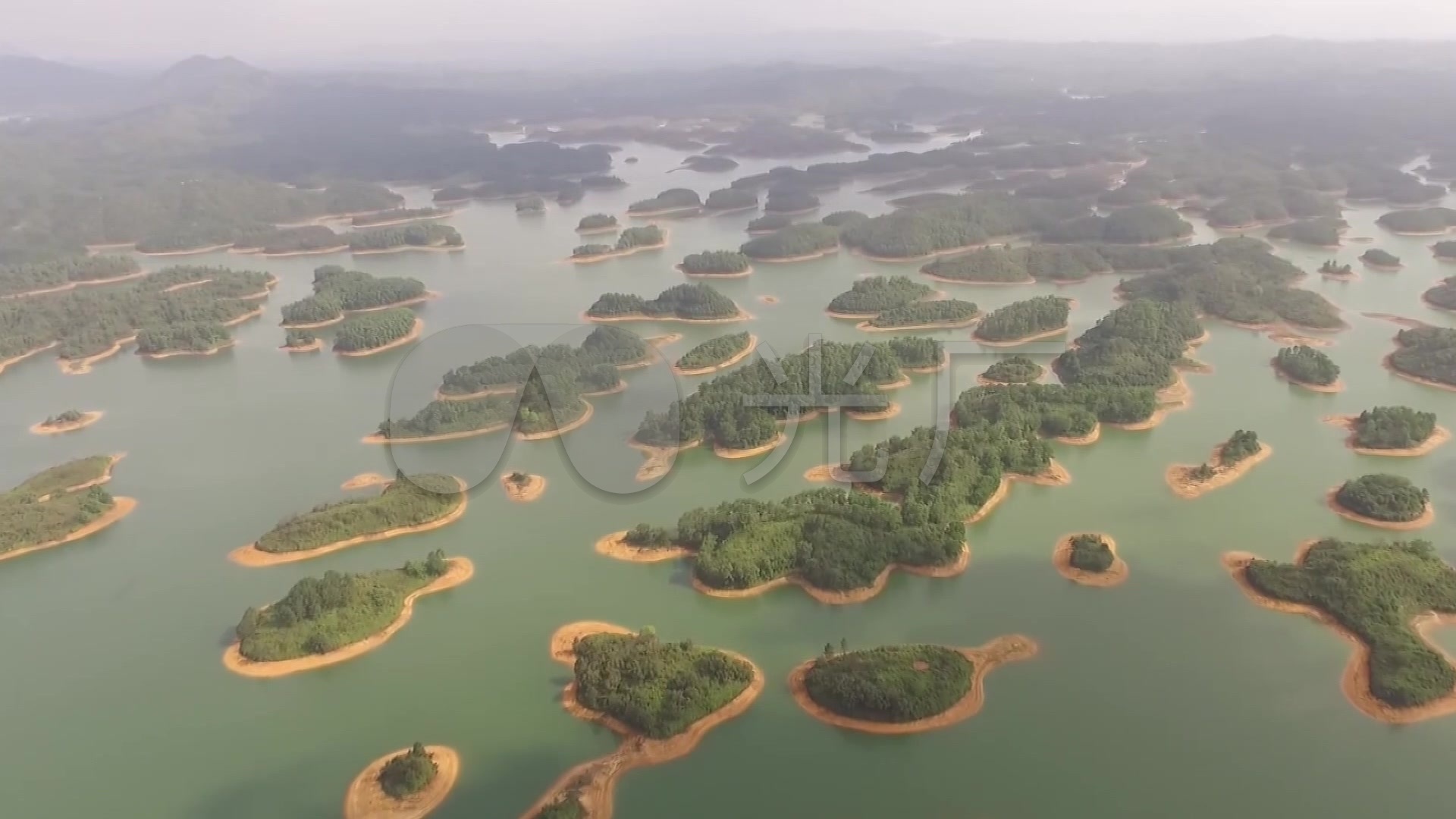 美丽阳江航拍景点东湖星岛航拍阳江