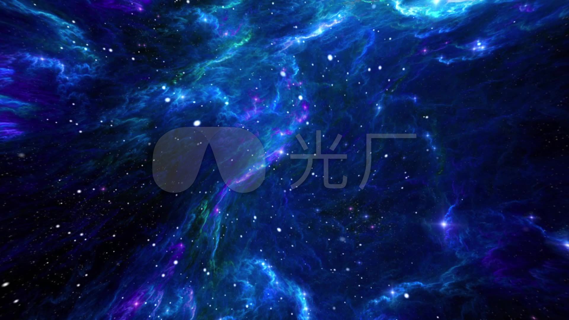 1920x1080电脑壁纸星空,1920x1080电脑壁纸山水 梦幻蓝色星云星空背景素材_1920x1080_高清视频素材