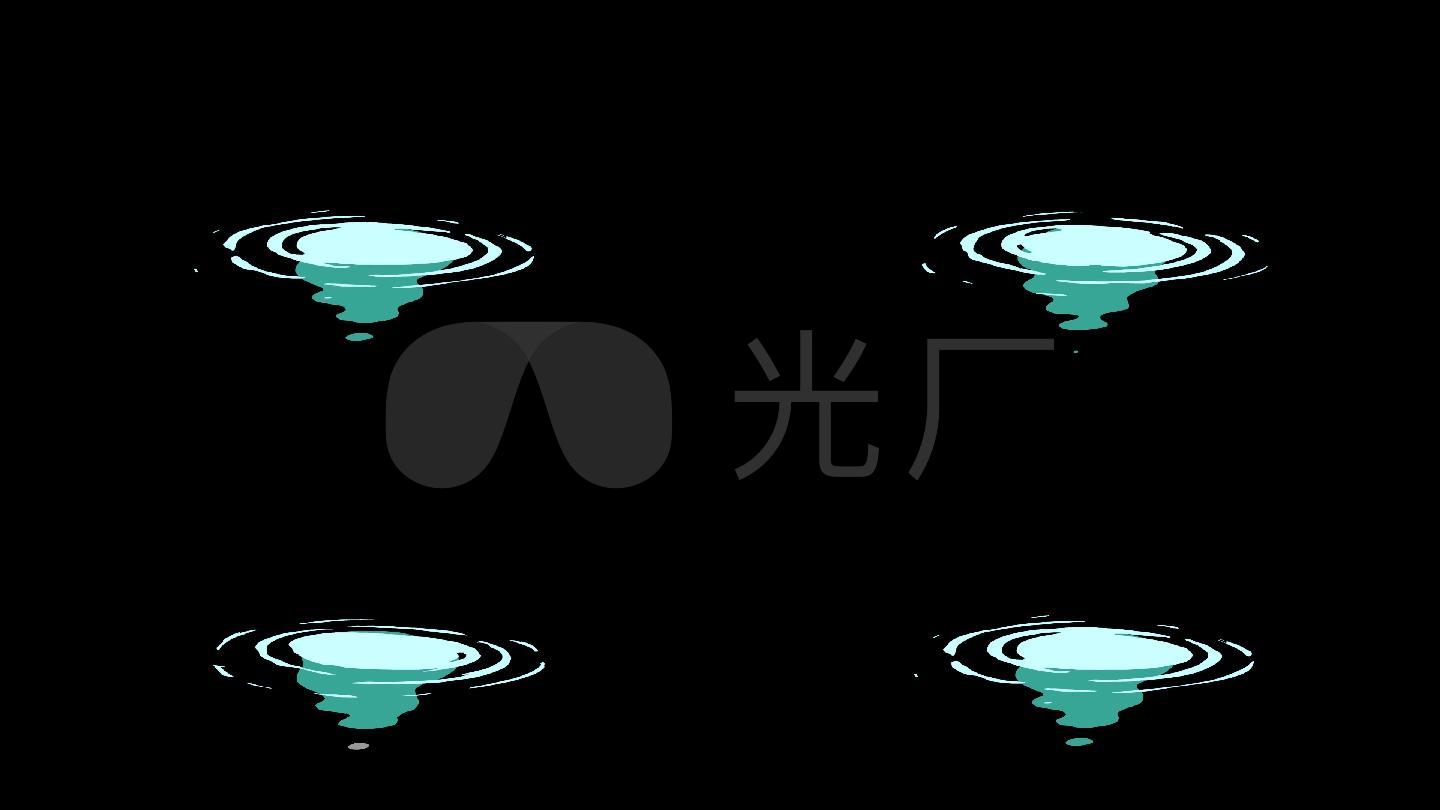 卡通水面水波波纹涟漪二维动画mg 【声明】vj师网所有原创作品(含预览