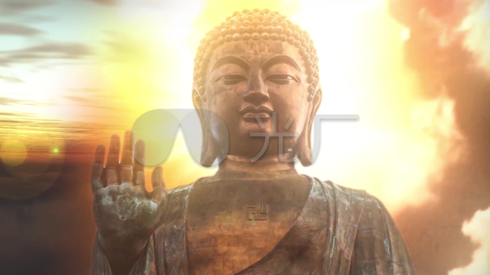 如来佛祖_1920x1080_高清视频素材下载(编号:2677391)