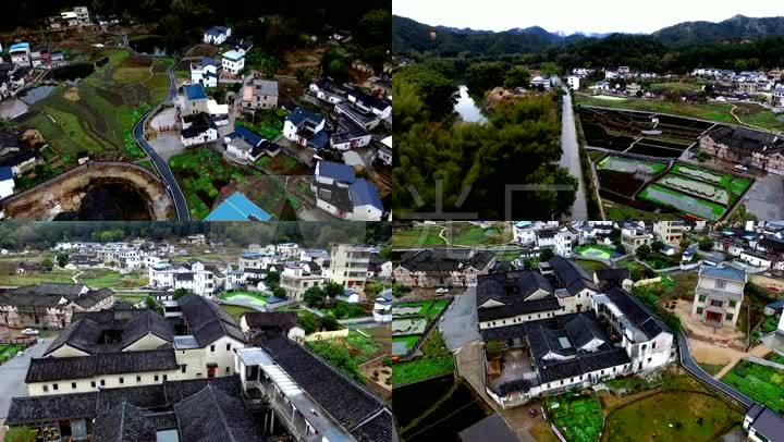 2008年房屋航拍,2008年航拍图 河南 南阳 西河镇 北堂村 航拍 房屋 建筑 小镇