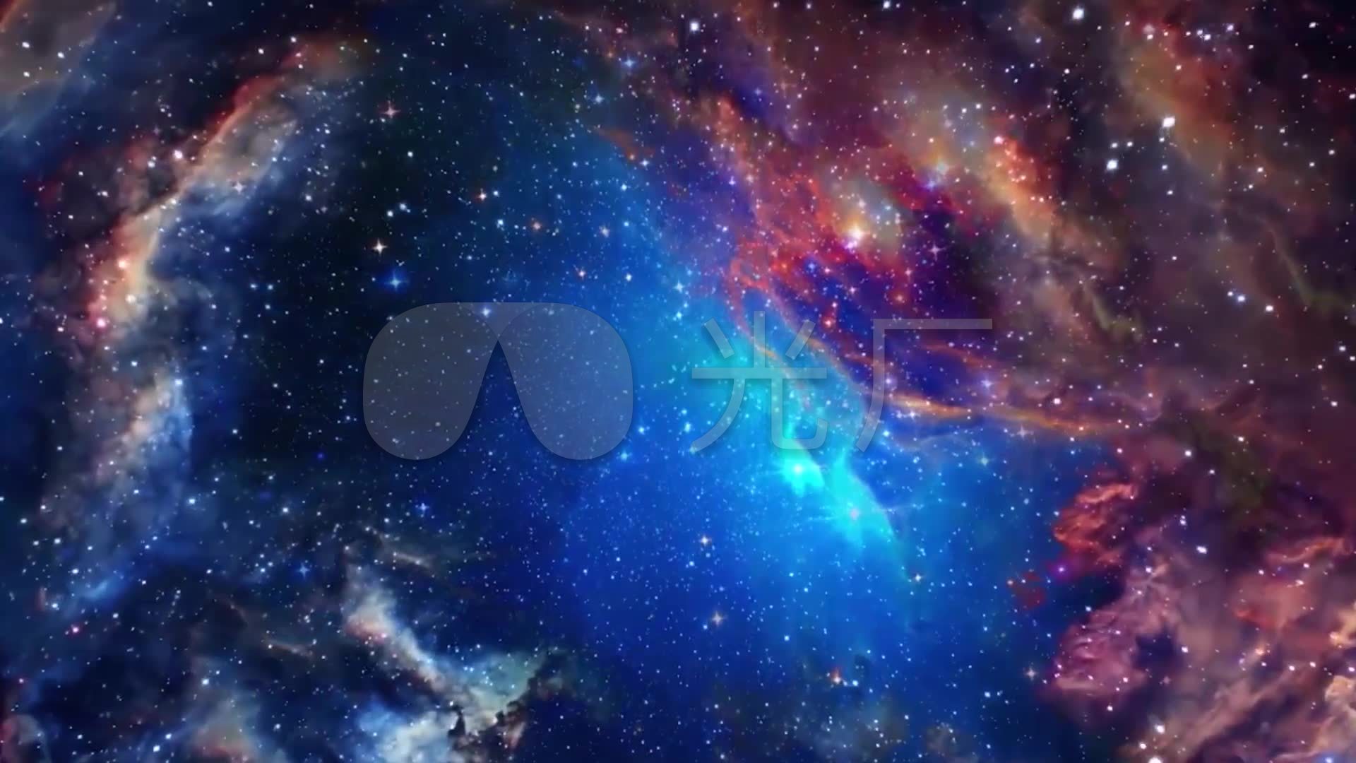 视频素材 舞台背景 抒情唯美 最美银河系星际星云穿越