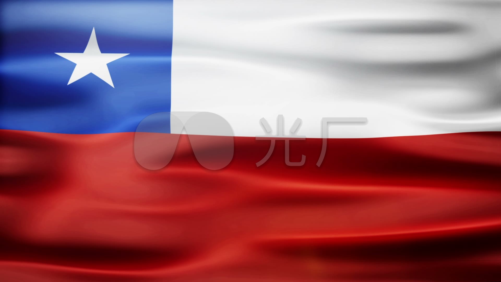 智利国旗旗帜视频素材_1920x1080_高清视频素材下载