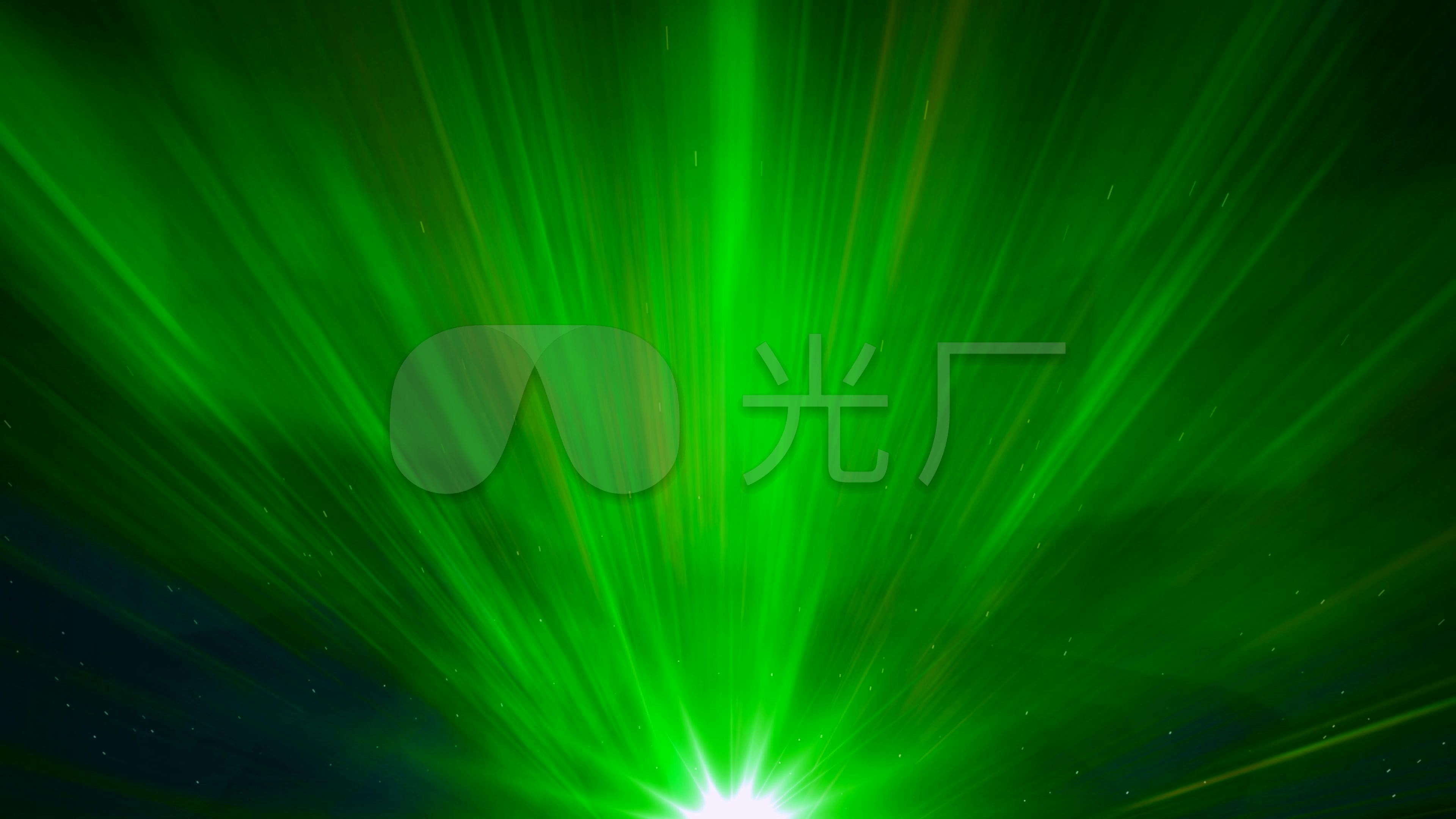 绿色光线极光粒子光线背景