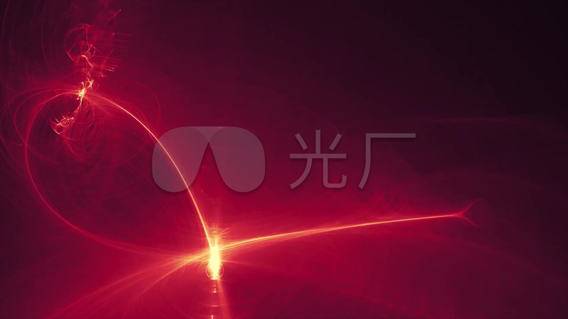 金色炫光遮罩红背景
