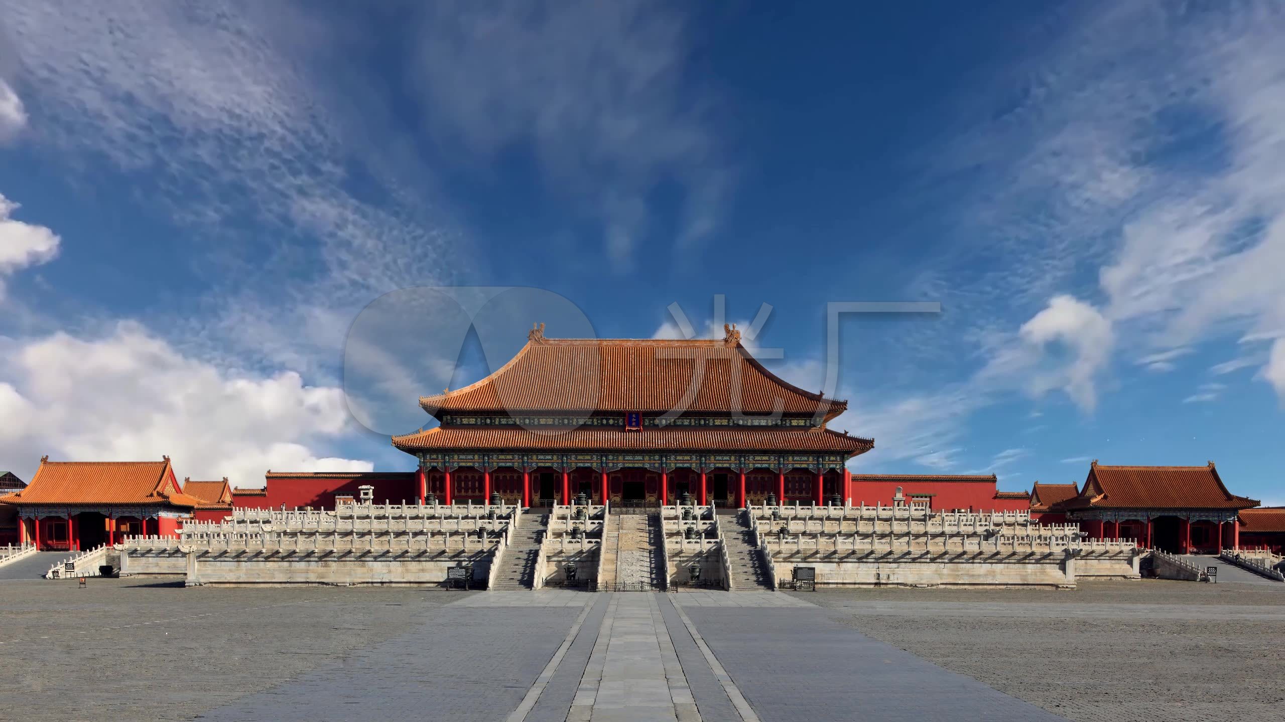 故宫太和殿_2560x1440_高清视频素材下载(编号:)_舞台