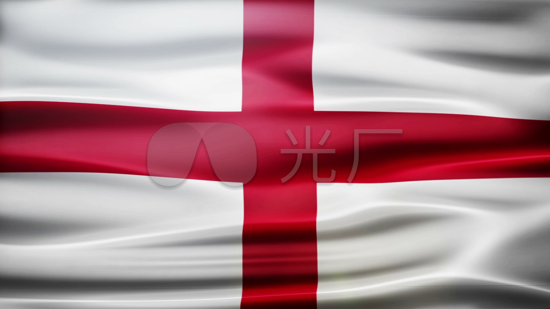英格兰国旗旗帜视频素材_1920x1080_高清视频素材下载