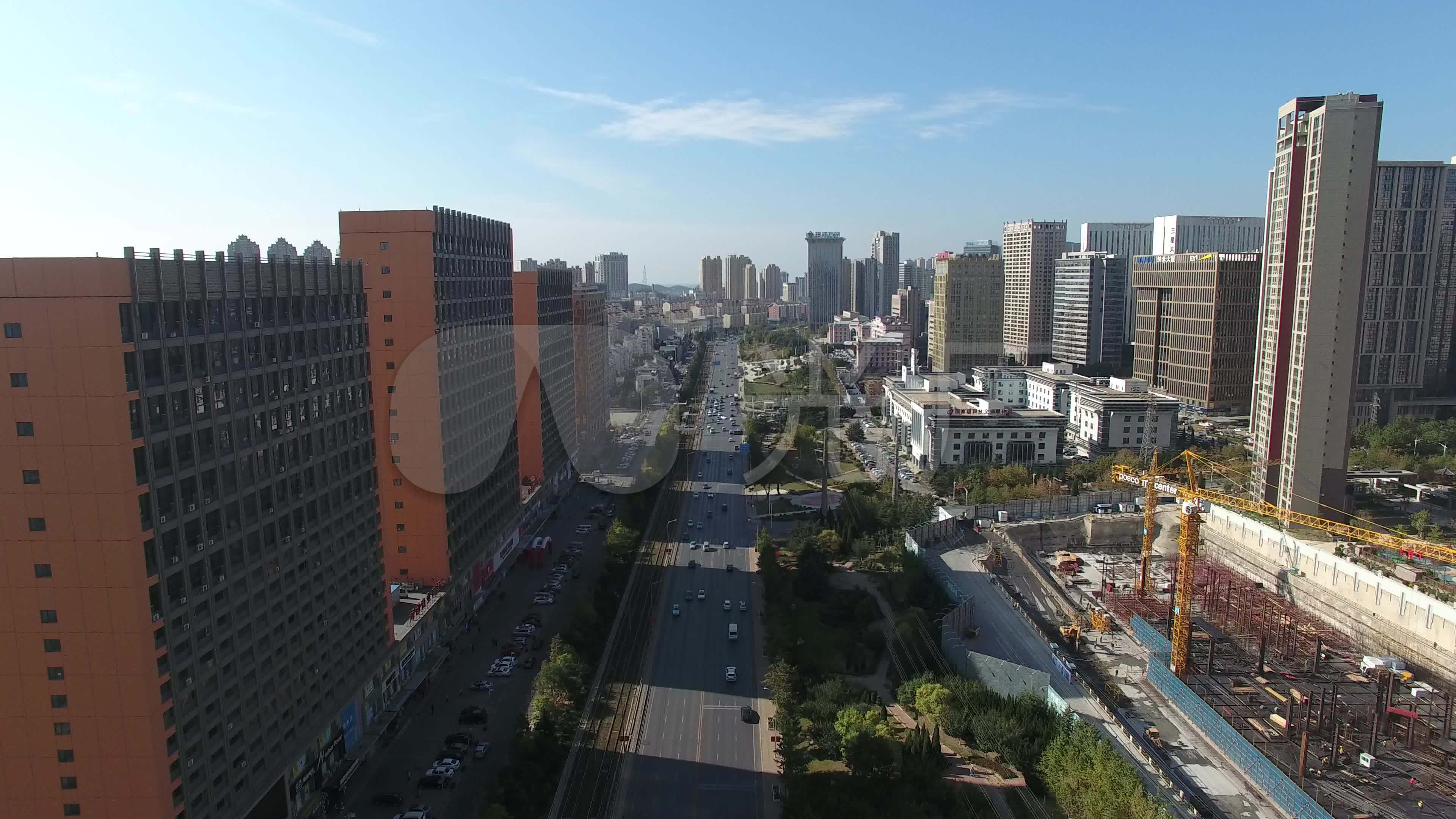 大连高新园区黄浦路航拍