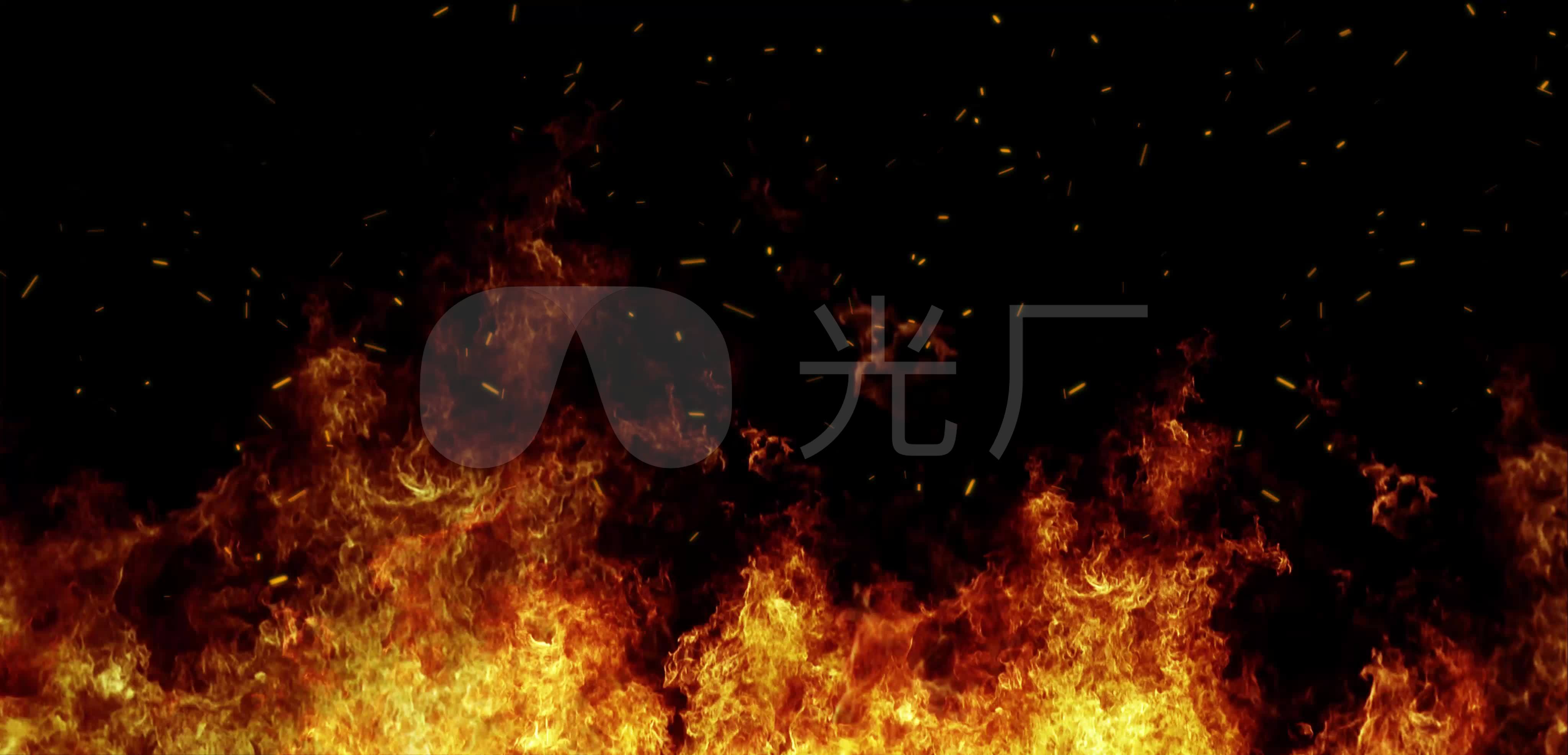 火焰火星01_4096x1972_高清视频素材下载(编号:)_影视