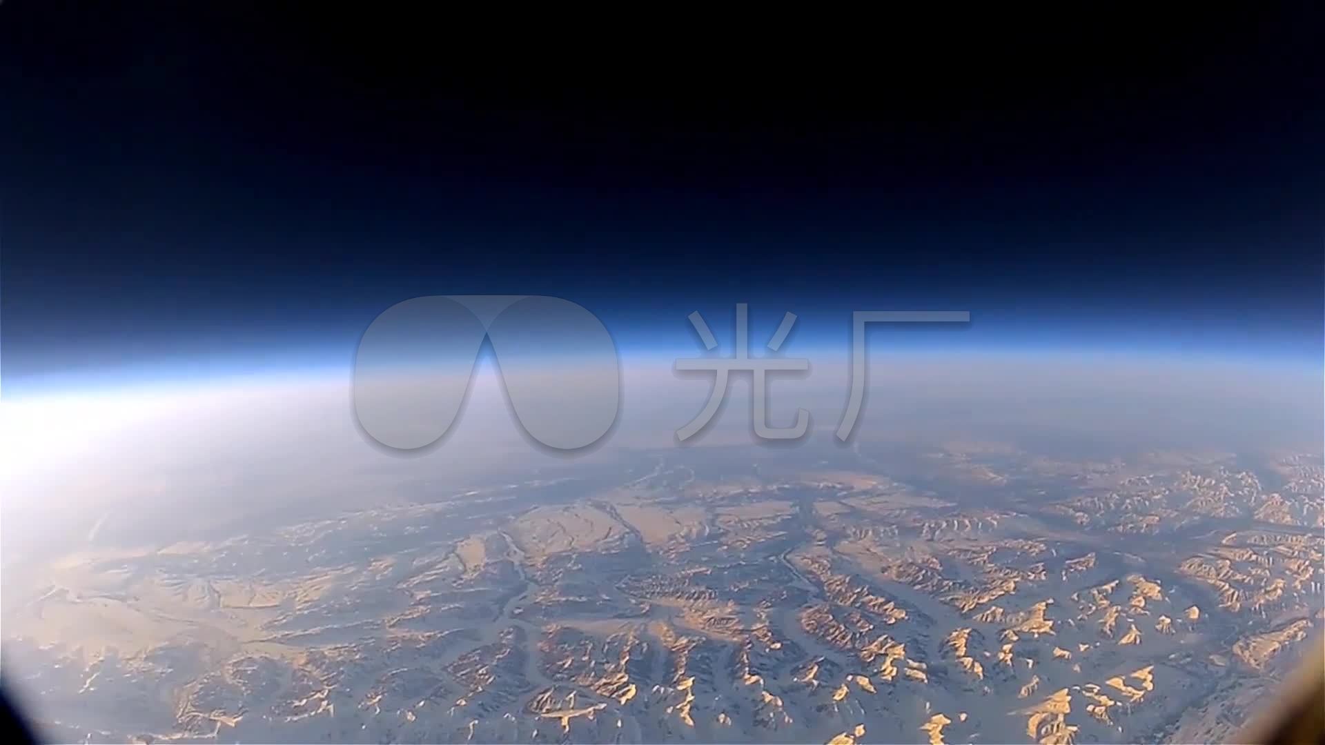 宇宙俯视地球_1920x1080_高清视频素材下载(编号:)
