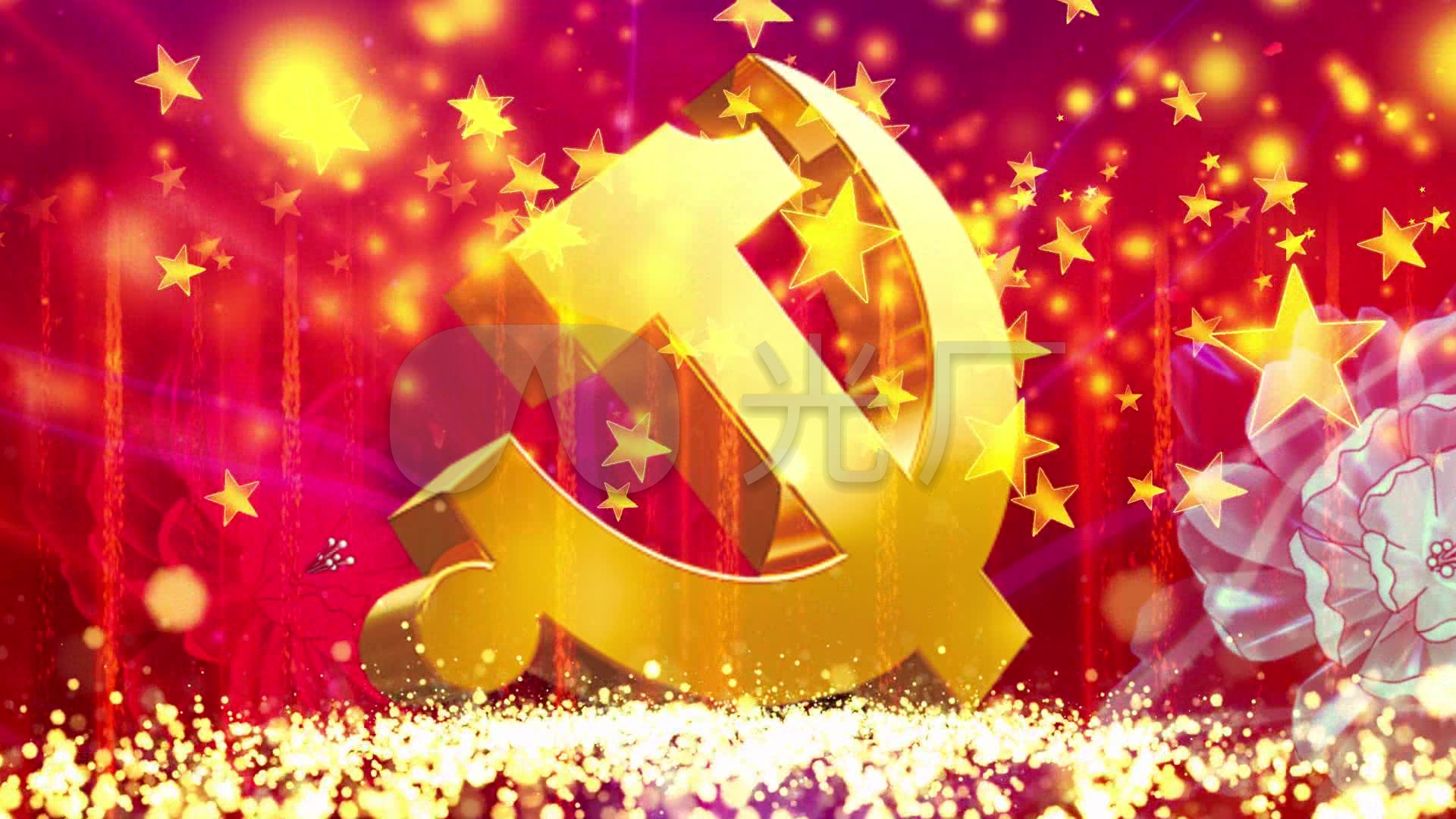 党啊,我亲爱的妈妈配乐成品_1920x1080_高清视频素材下载(编号