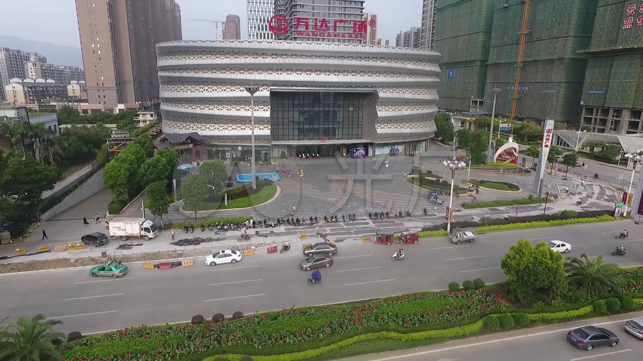 龙岩万达广场航拍2.