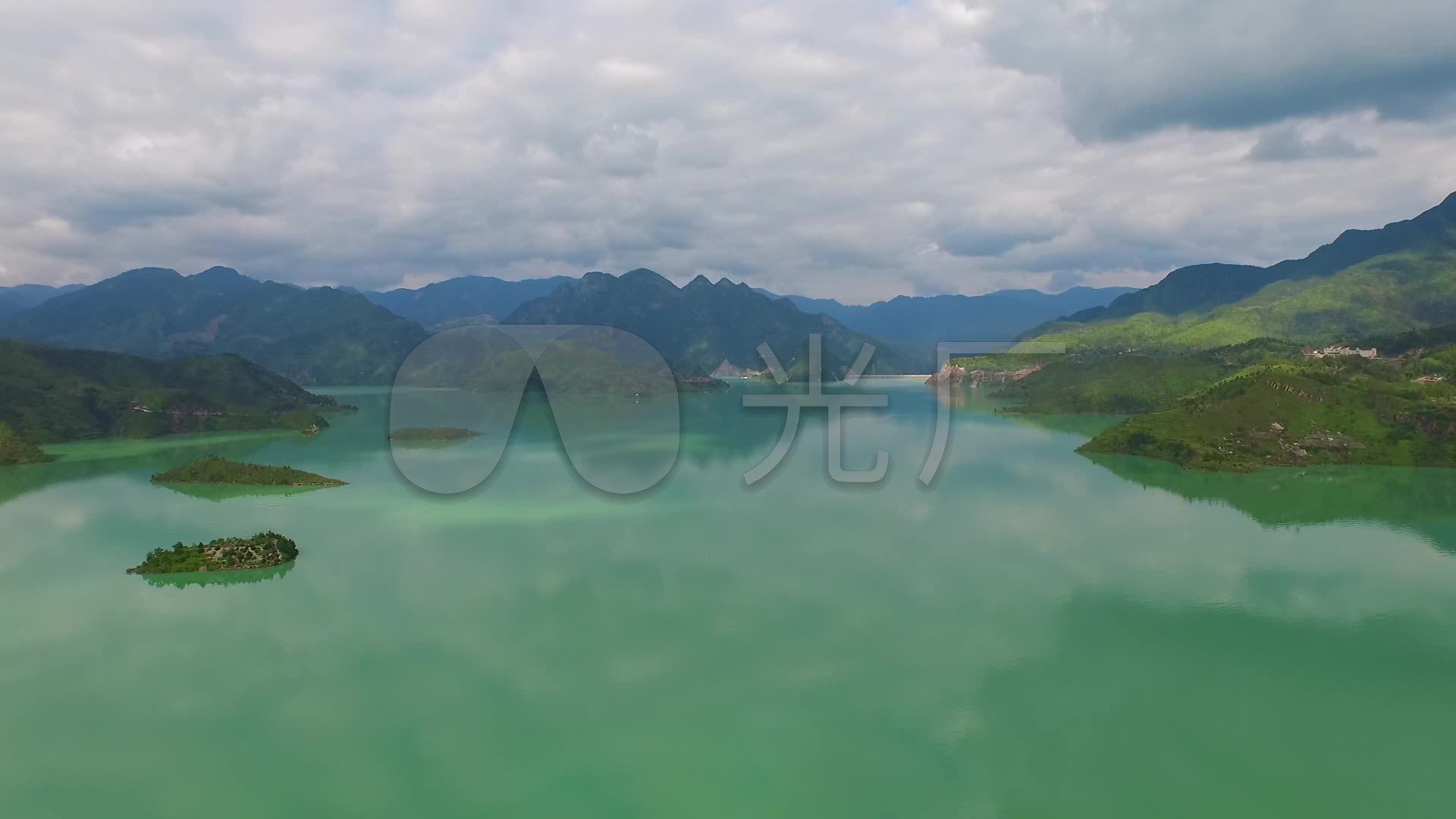 浙江省丽水市青田滩坑水库千峡湖