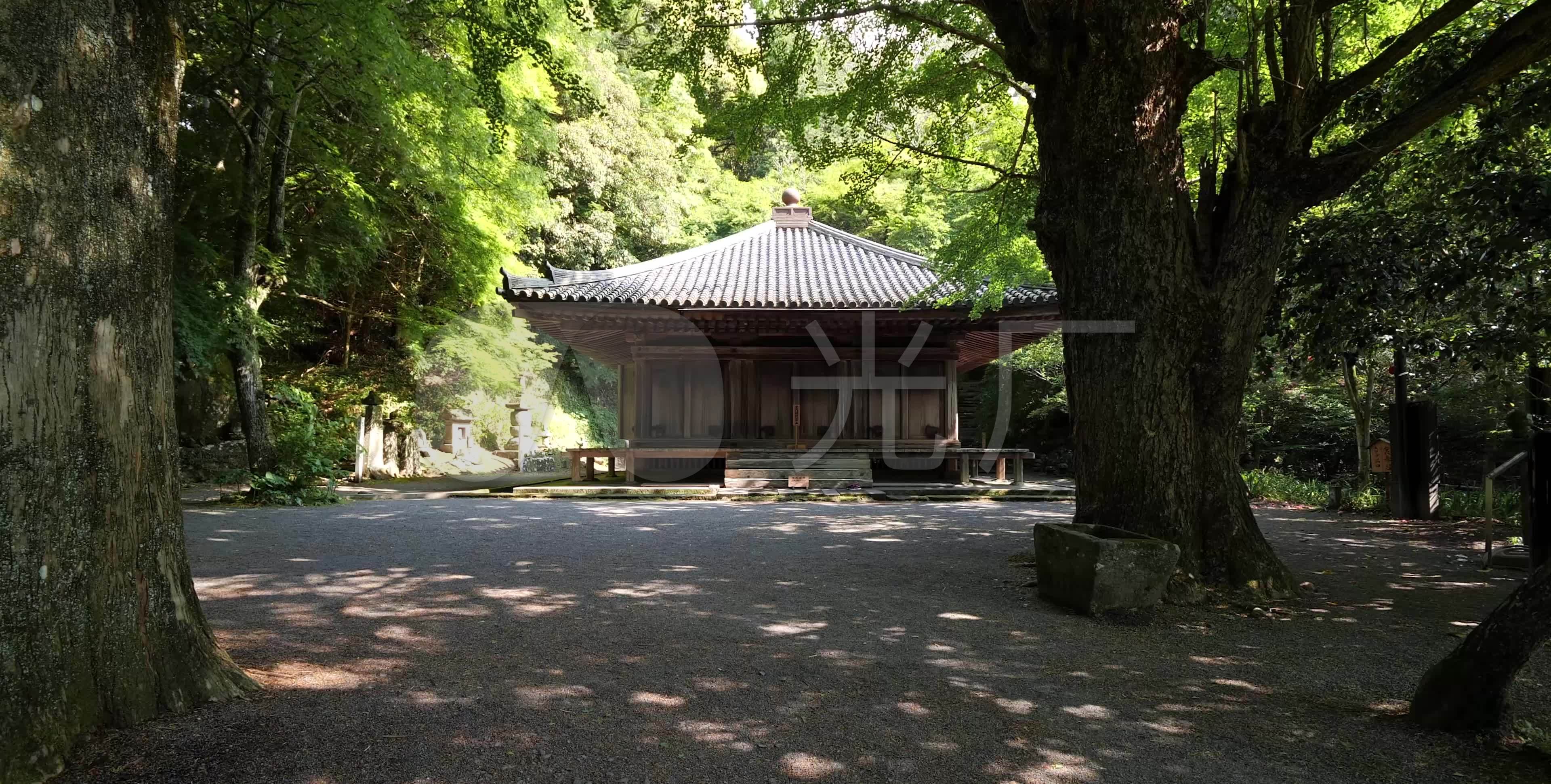 4k唯美日本寺庙古寺庙古建筑日本风情_3840x1942_高清